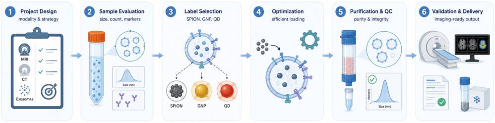 Exosome Magnetic and Contrast Agent Labeling Services