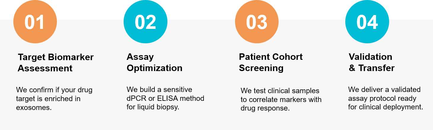 Exosome companion diagnostics workflow.