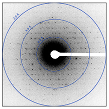 Electron crystallography service