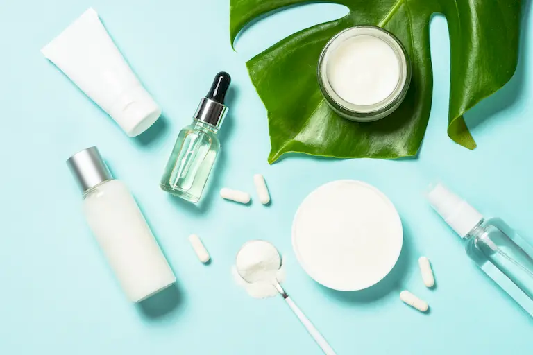 Cosmetics skincare and functional ingredient applications supported by vesicle and material analysis