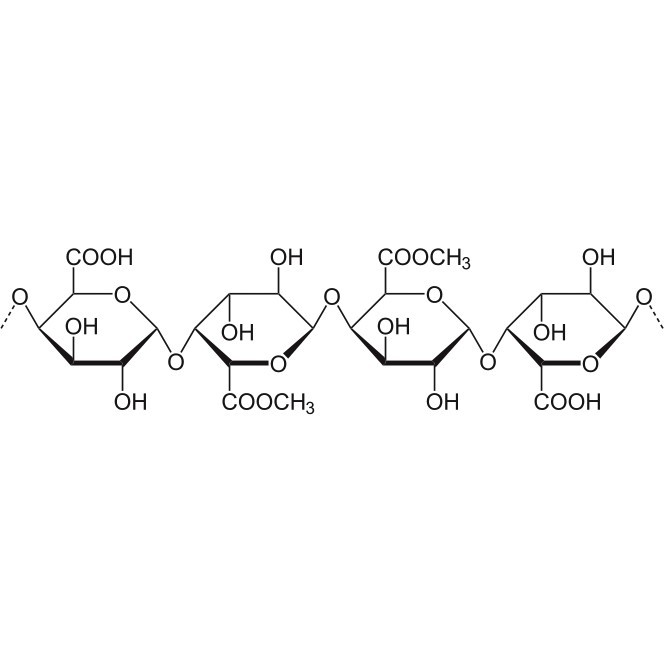 Pectin chemical structure.